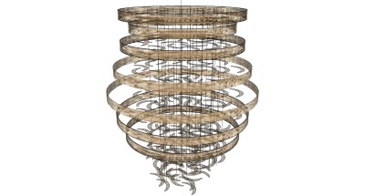 吊灯su草图模型下载