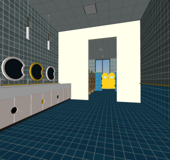 儿童卫生间su草图模型下载