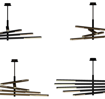 吊灯su草图模型下载