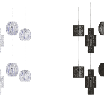 吊灯su草图模型下载