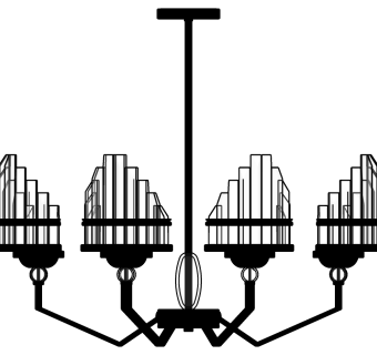 吊灯su草图模型下载