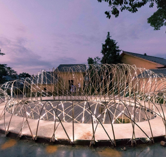 室外小剧场su草图模型下载