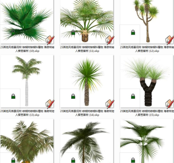 树sketchup草图模型下载su草图模型下载