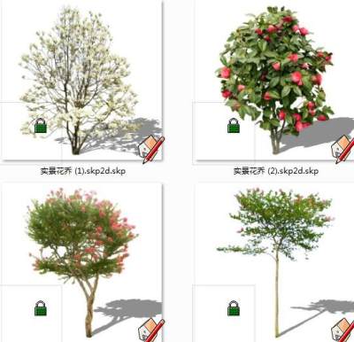 树sketchup草图模型下载su草图模型下载