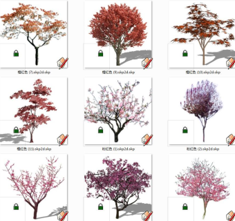 树sketchup草图模型下载su草图模型下载