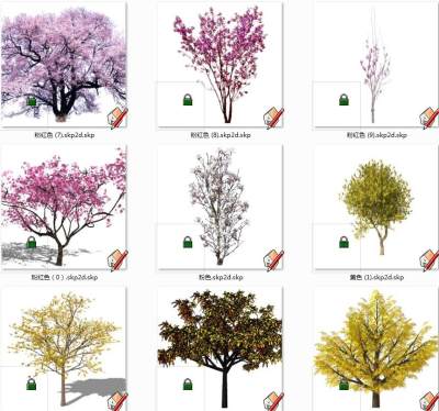 树sketchup草图模型下载su草图模型下载