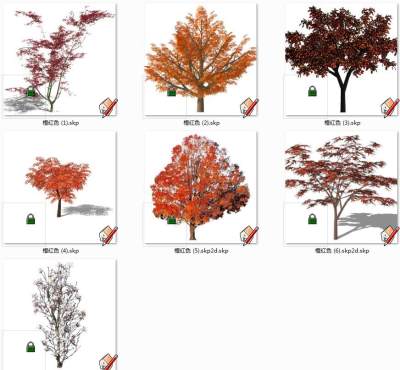 树sketchup草图模型下载su草图模型下载