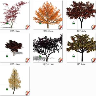 树sketchup草图模型下载su草图模型下载