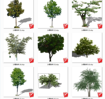 树sketchup草图模型下载su草图模型下载