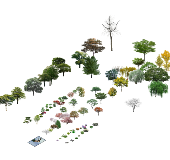 树sketchup草图模型下载su草图模型下载