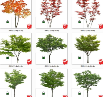 树sketchup草图模型下载su草图模型下载
