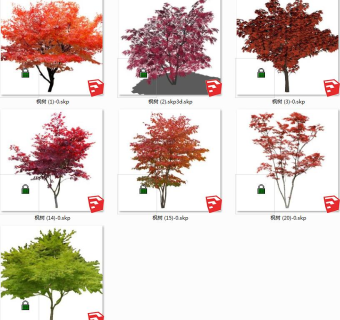 树sketchup草图模型下载su草图模型下载