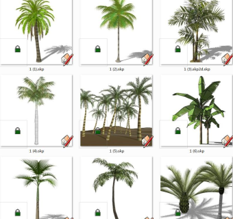 树sketchup草图模型下载su草图模型下载