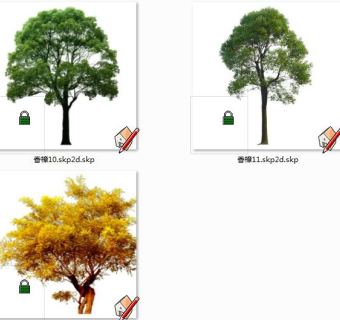 树sketchup草图模型下载su草图模型下载