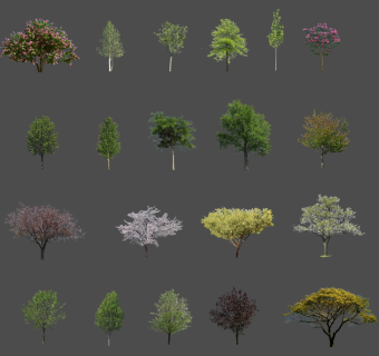 树sketchup草图模型下载su草图模型下载