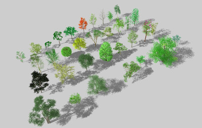 树sketchup草图模型下载su草图模型下载