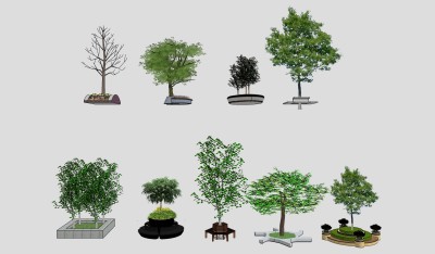 树sketchup草图模型下载 su草图模型下载