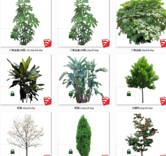 树sketchup草图模型下载 su草图模型下载