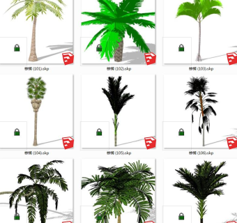 树sketchup草图模型下载 su草图模型下载