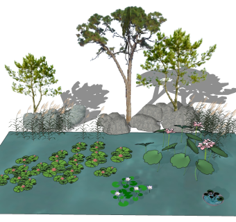 树sketchup草图模型下载 su草图模型下载