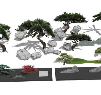 树sketchup草图模型下载su草图模型下载
