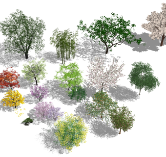 树sketchup草图模型下载 su草图模型下载