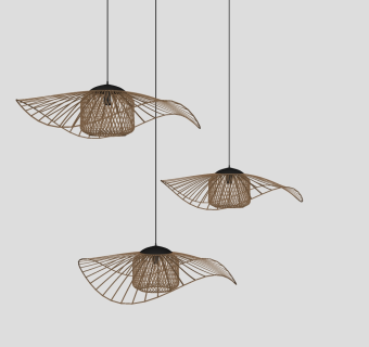 现代灯具su草图模型下载