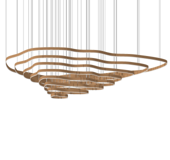 现代吊灯su草图模型下载