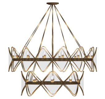 现代吊灯su草图模型下载