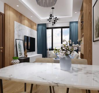 现代简约小户型客厅空间su草图模型下载