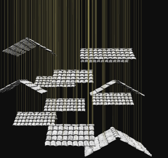 吊灯 su草图模型下载