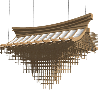 吊灯su草图模型下载