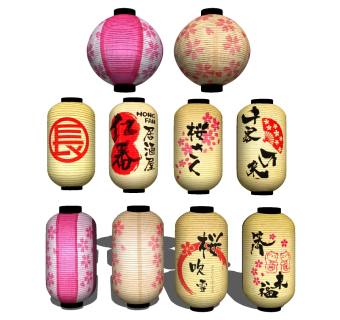 吊灯su草图模型下载