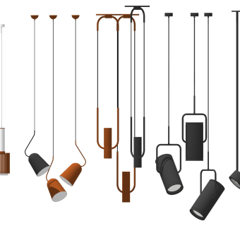 吊灯su草图模型下载