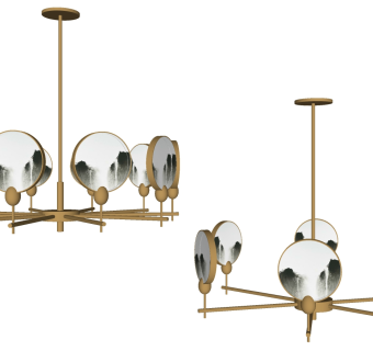 吊灯su草图模型下载