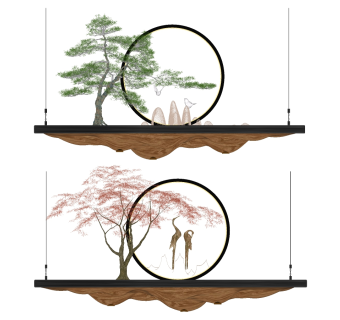 吊灯su草图模型下载