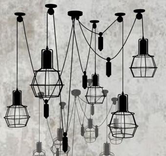 吊灯su草图模型下载