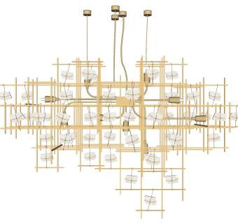 吊灯su草图模型下载