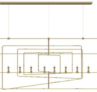 吊灯su草图模型下载