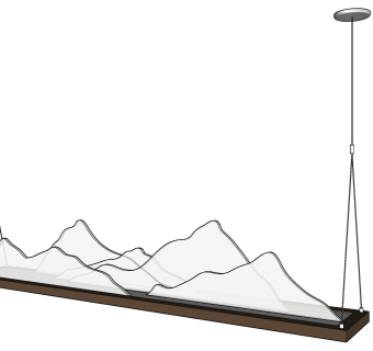 吊灯su草图模型下载