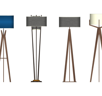 吊灯su草图模型下载