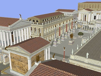 113 欧式古典建筑 古<em>罗马</em>建筑 古希腊建筑 <em>罗马</em>柱 古...