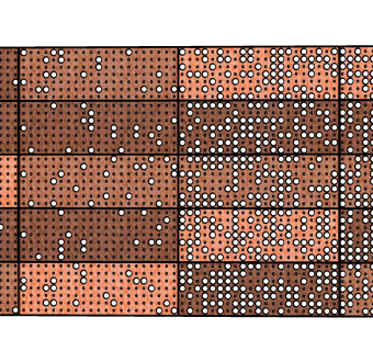 12工业风格景墙围墙 镂空锈板 锈板景墙 镂空隔断 耐候钢板 铁锈景观小品su草图模型下载