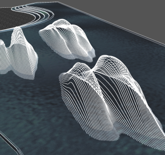 123现代流水流线异形山水雕塑小品_山水曲线流动流线造型水景示范区住宅区_庭院景观_水景雕塑景观su草图模型下载