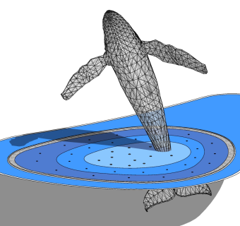 130鲸雕塑 现代雕塑 水景 景观雕塑 展示区雕塑  动物雕塑摆件 景观小品 雕塑小品 中式庭院雕塑  商业街 购物街动物雕塑小品su草图模型下载