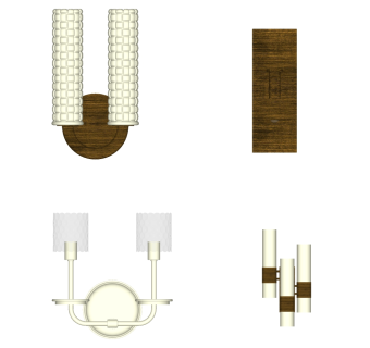 现代简约吊灯 装饰灯 su草图模型下载