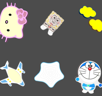 儿童房卡通吸顶灯 创意装饰灯具  su草图模型下载