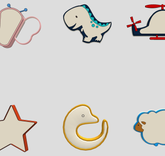 儿童房卡通吸顶灯 装饰吸顶灯 su草图模型下载