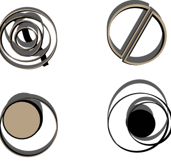 金属吸顶灯 创意金属灯具 su草图模型下载