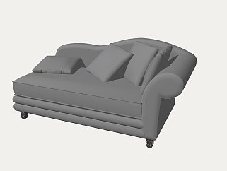 59现代风格贵妃椅 贵妃沙发 懒人沙发  休闲沙发组合 躺椅 单人沙发su草图模型下载